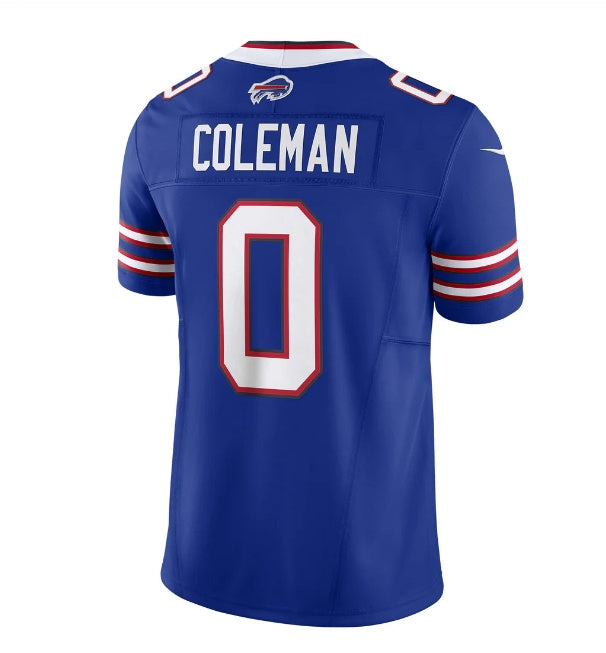 B.Bills #0 Keon Coleman Royal Vapor F.U.S.E. Limited Player Jersey 篓C Home American Football Jerseys
