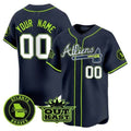 Custom A.Braves Atliens Vapor Premier Limited 篓C All Stitched Baseball Jerseys