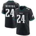P.Eagles #24 Andrew Mukuba Player Black Home Game Football Jerseys