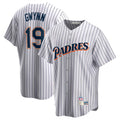S.Diego Padres #19 Tony Gwynn Player White Replica Bseball Jerseys