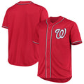 W.Nationals Blank Player Red Big & Tall Replica Baseball Jerseys
